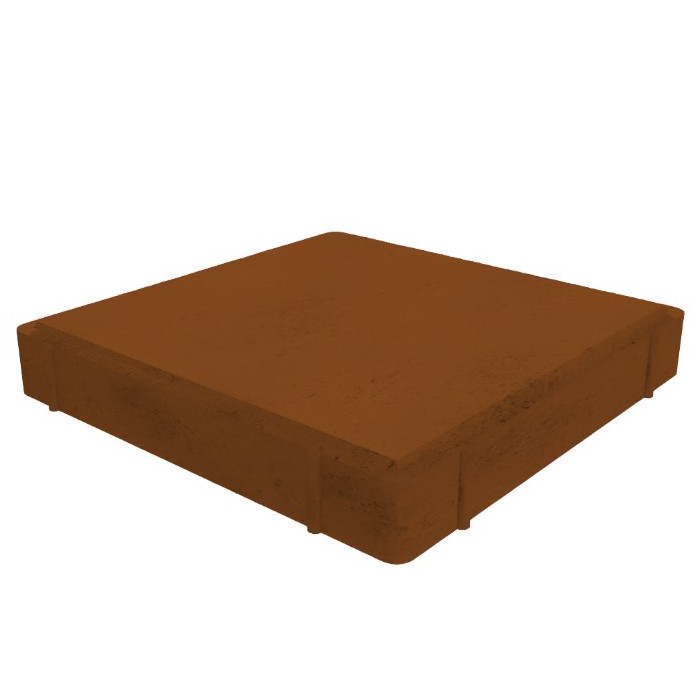 Квадратная тротуарная плитка 500х500х80 мм Коричневый